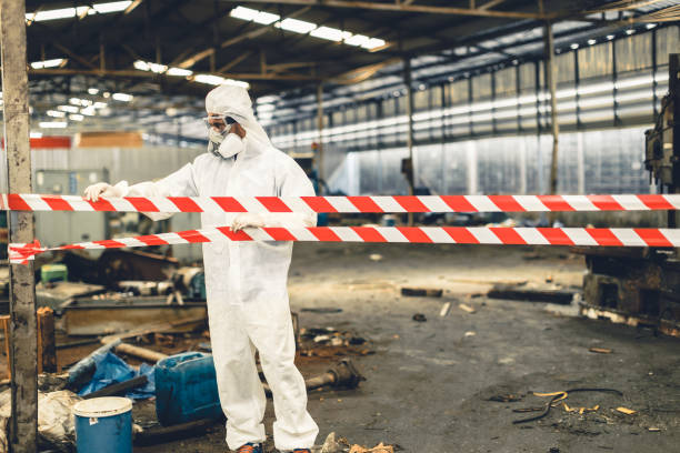 Professional Unattended Death Cleanup technician working in Lyons, MI